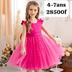 Robe Fille Fushia — visuel 1