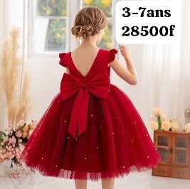 Robe Fille Rouge — visuel 1