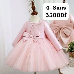 Robe Fille Rose + Boloro — visuel 1