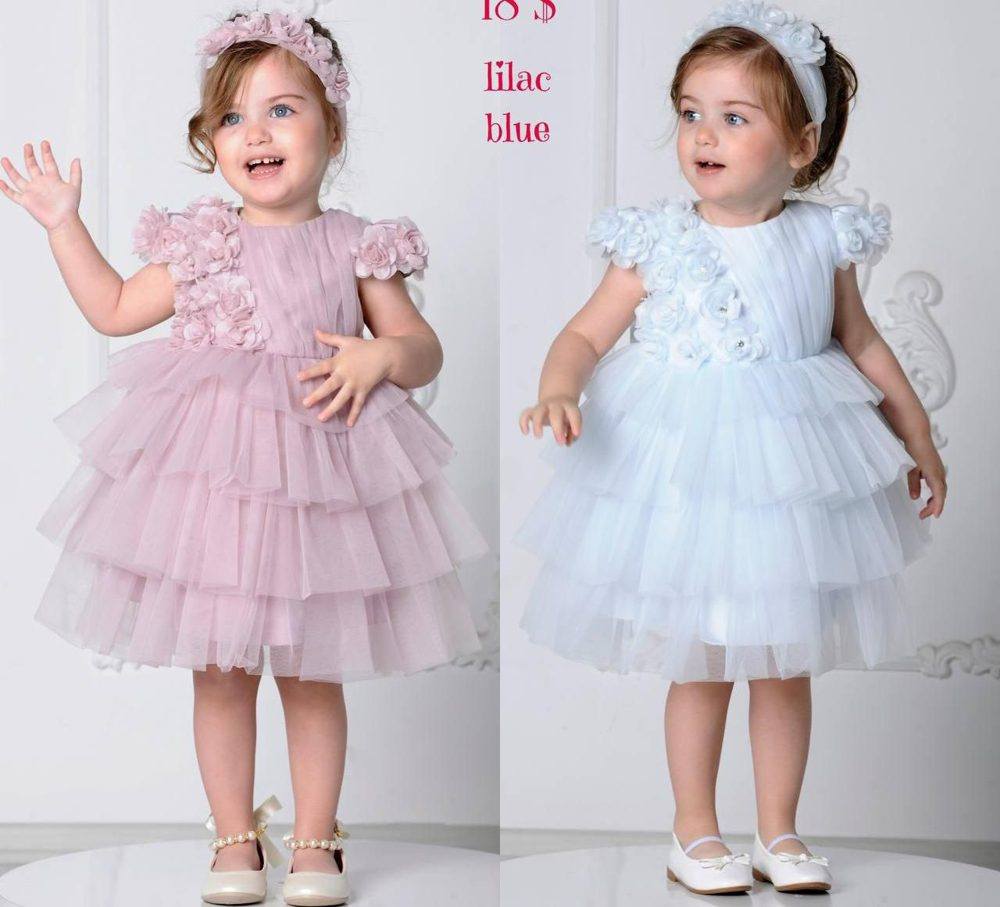 Robe Fille Bleu Clair Etage — visuel 1