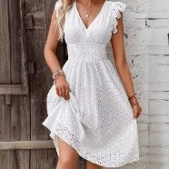 Robe Blanche Dentelle — visuel 2