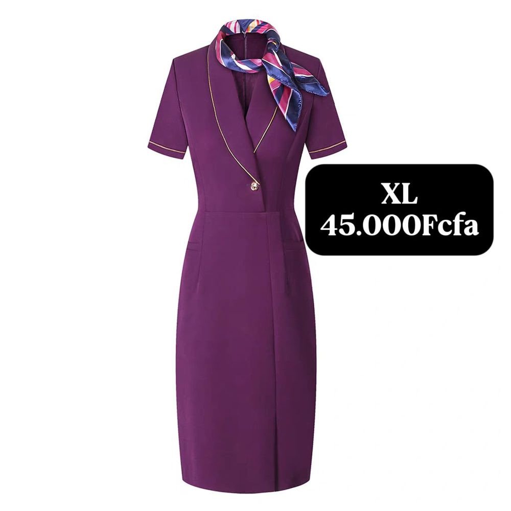 Robe Violet Foulard — visuel 1