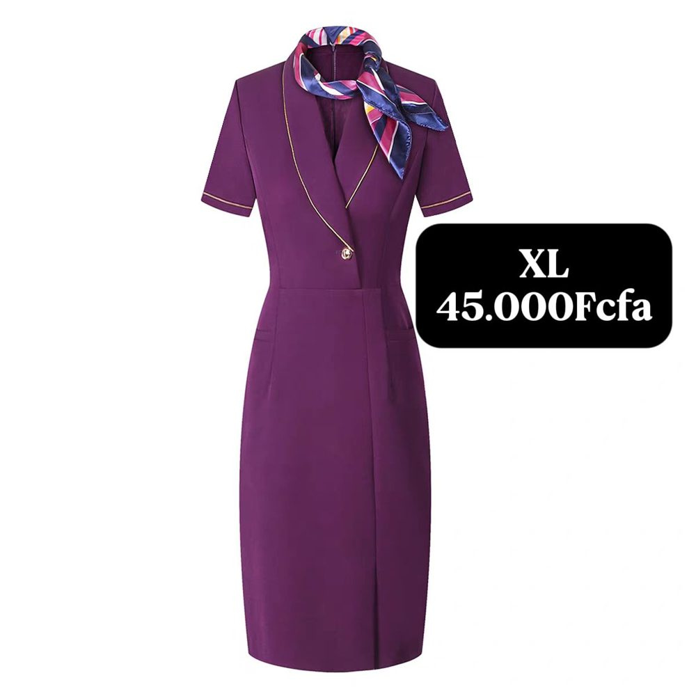 Robe Violet Foulard — visuel 1