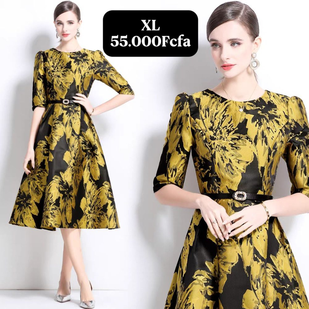 Robe Jaune Noir — visuel 1
