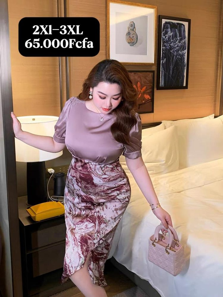 Robe Mauve 2 Ton — visuel 1
