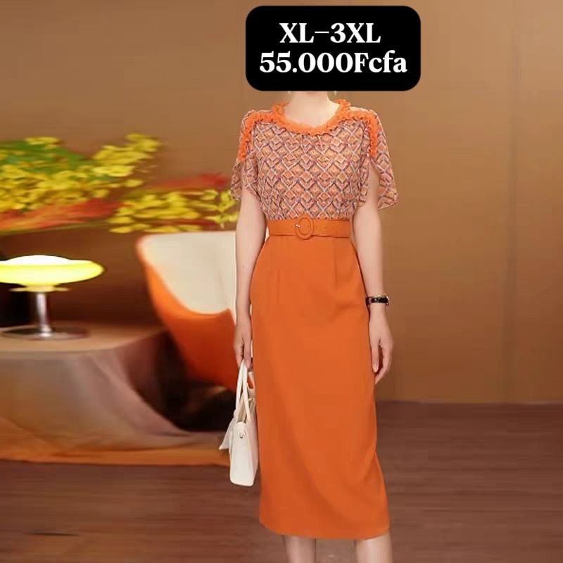 Robe Orange Brule