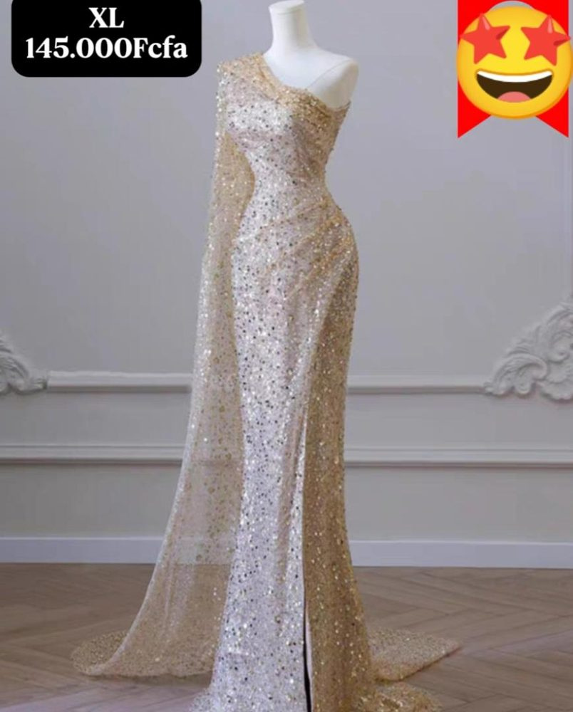 Robe Beige Brillant — visuel 1