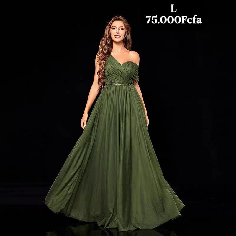 Robe Vert Evase — visuel 1