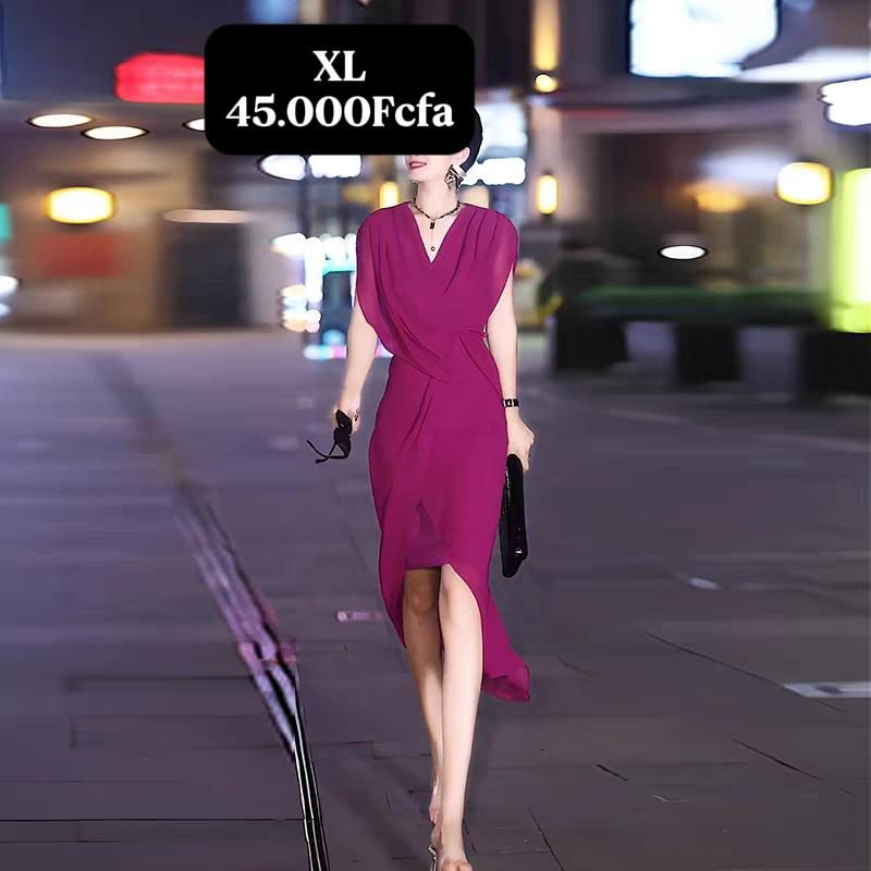 Robe Rose Croise — visuel 1