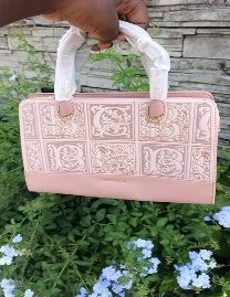 Sac à main brodé grand Chrisbella Rose — visuel 2