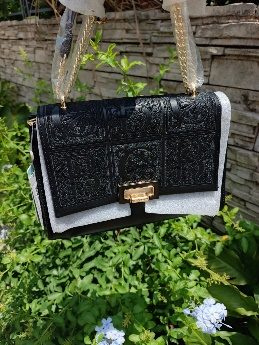 Sac A Main Brode P Black — visuel 1