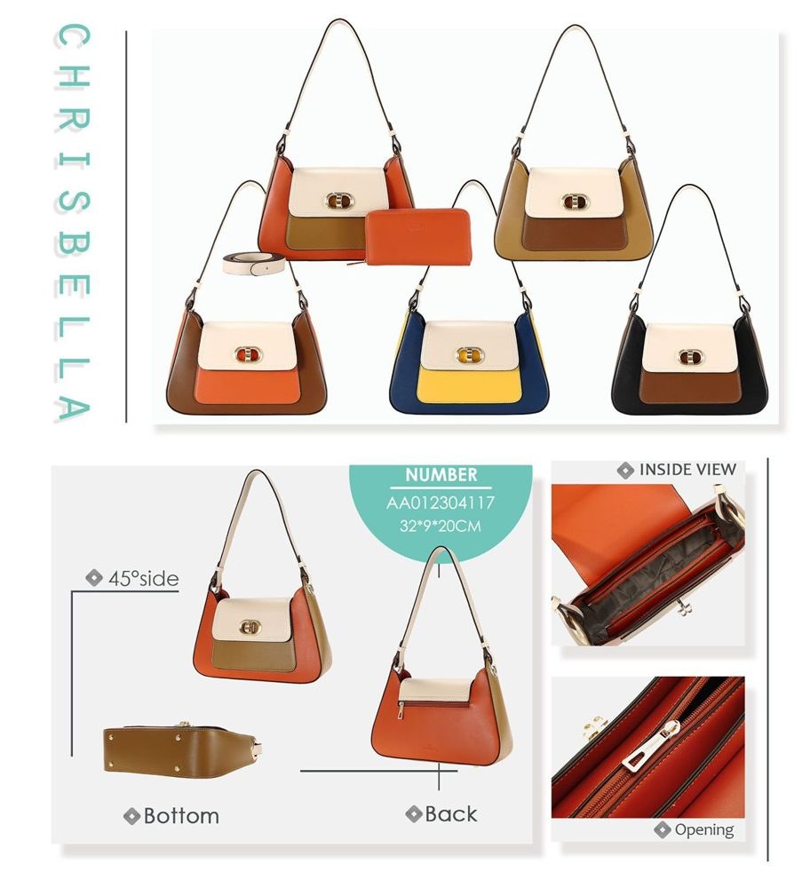 Sac à main Chrisbella Bleu marine — réf. 4117