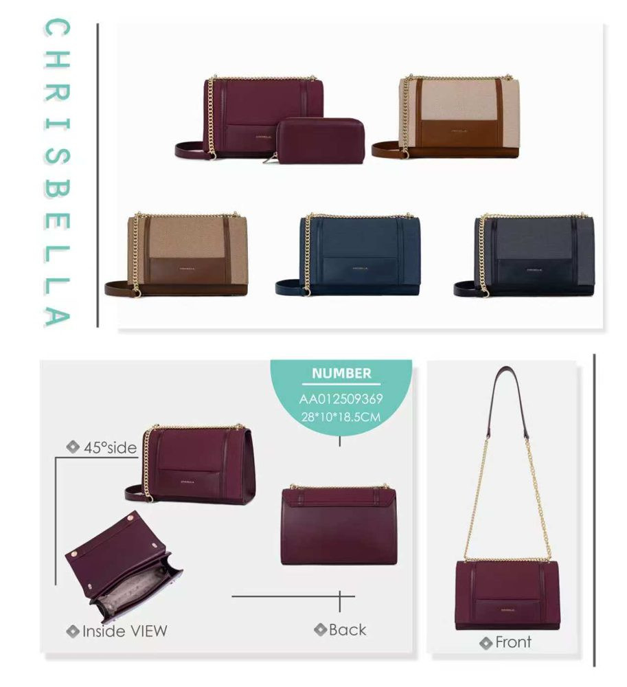 Sac à main Chrisbella Beige — réf. 9369 — visuel 1