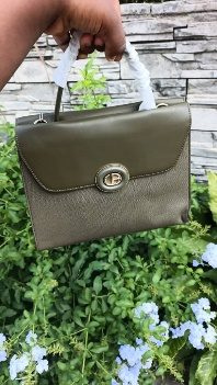 Sac A Main Double Poch Green — visuel 1