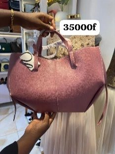 Sac A Main Grand Rose — visuel 1