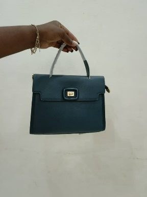 Sac à main style Hermès Chrisbella Bleu marine