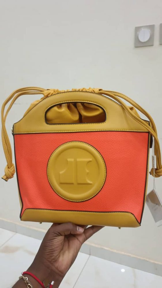 Sac A Main Orange Jaune — visuel 1