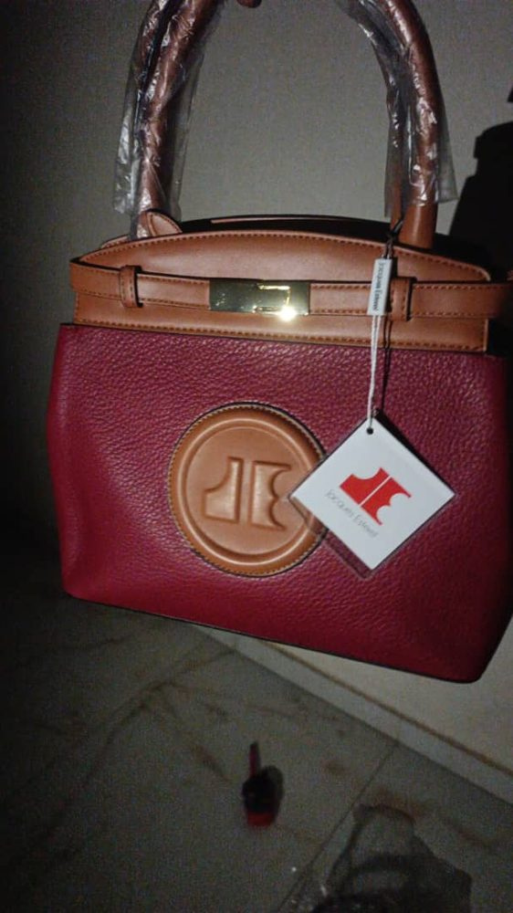 Sac A Main Carmin Gold — visuel 1