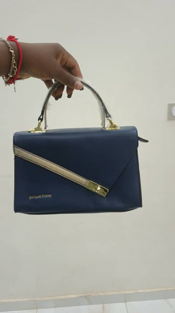 Sac A Main Marine / Gris — visuel 1