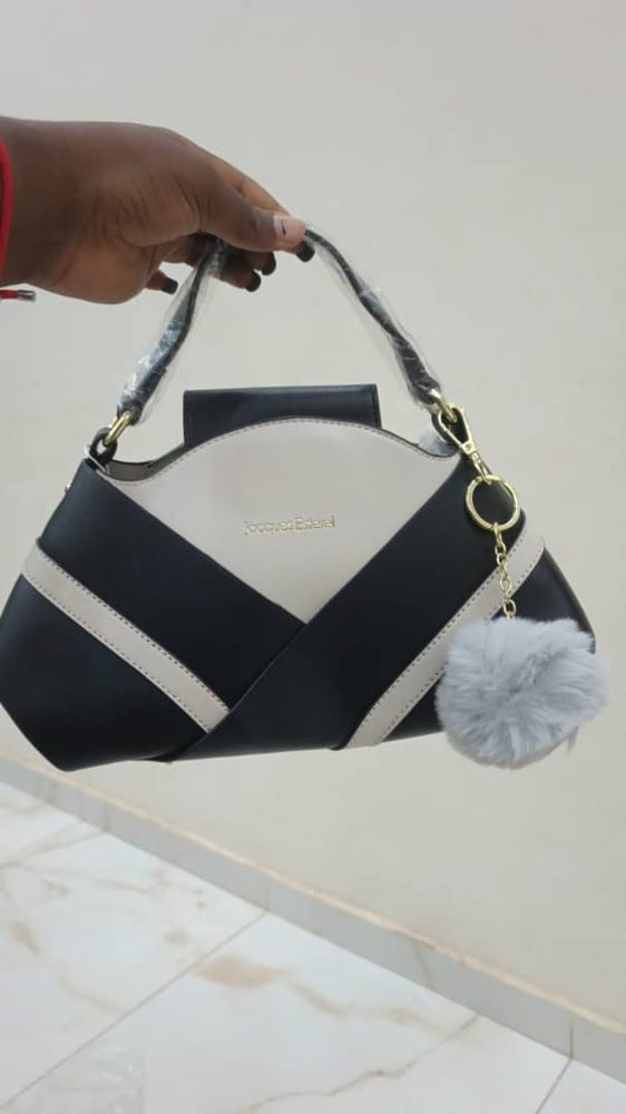 Sac A Main Noir Beige — visuel 1