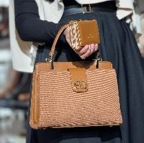 Sac à main Chrisbella Café — réf. 56105