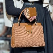 Sac A Main Lg Manche Coffee — visuel 1