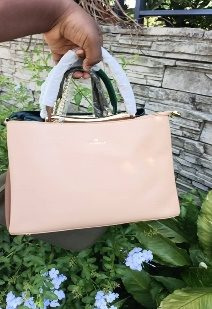 Sac A Main Manche Fer Beige — visuel 1