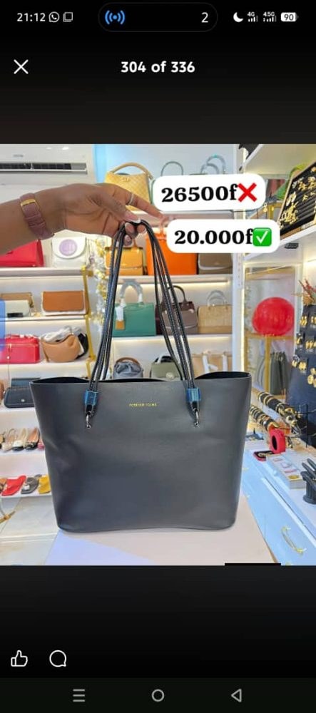 Sac à main petit Gris — réf. 05