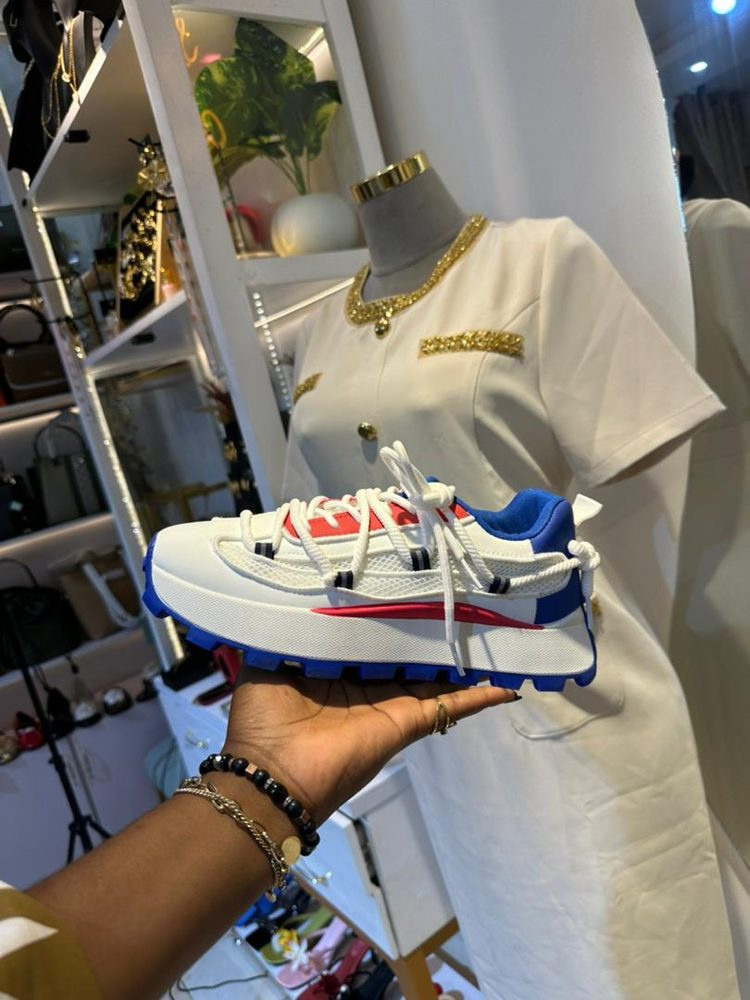 Sneakers Blanc/Bleu/Rouge — visuel 1