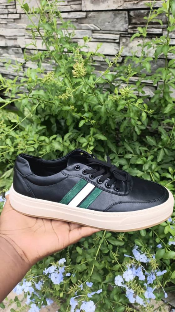 Sneakers Noir/Vert — visuel 1