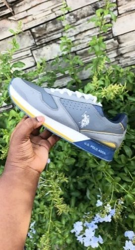 Sneakers Gris/Jaune — visuel 2