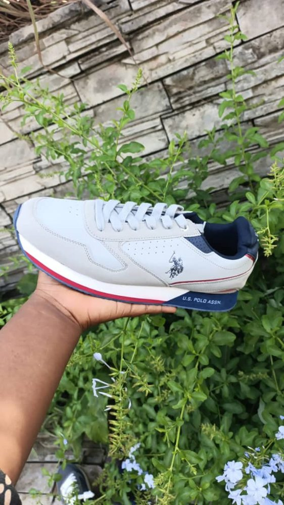 Sneakers Gris/Rouge — visuel 2
