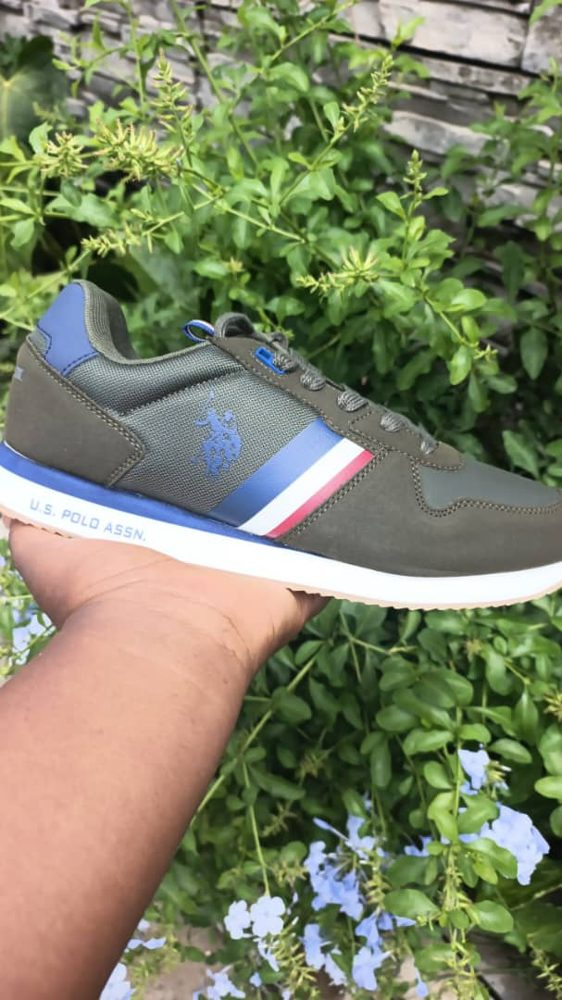 Sneakers Olive/Bleu — visuel 1