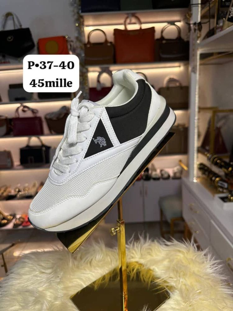 Sneakers Blanc Noir — visuel 1