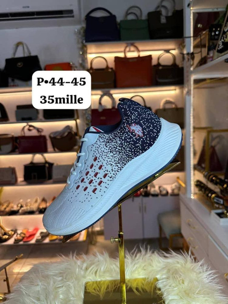 Sneakers Blanc Rouge Point — visuel 1