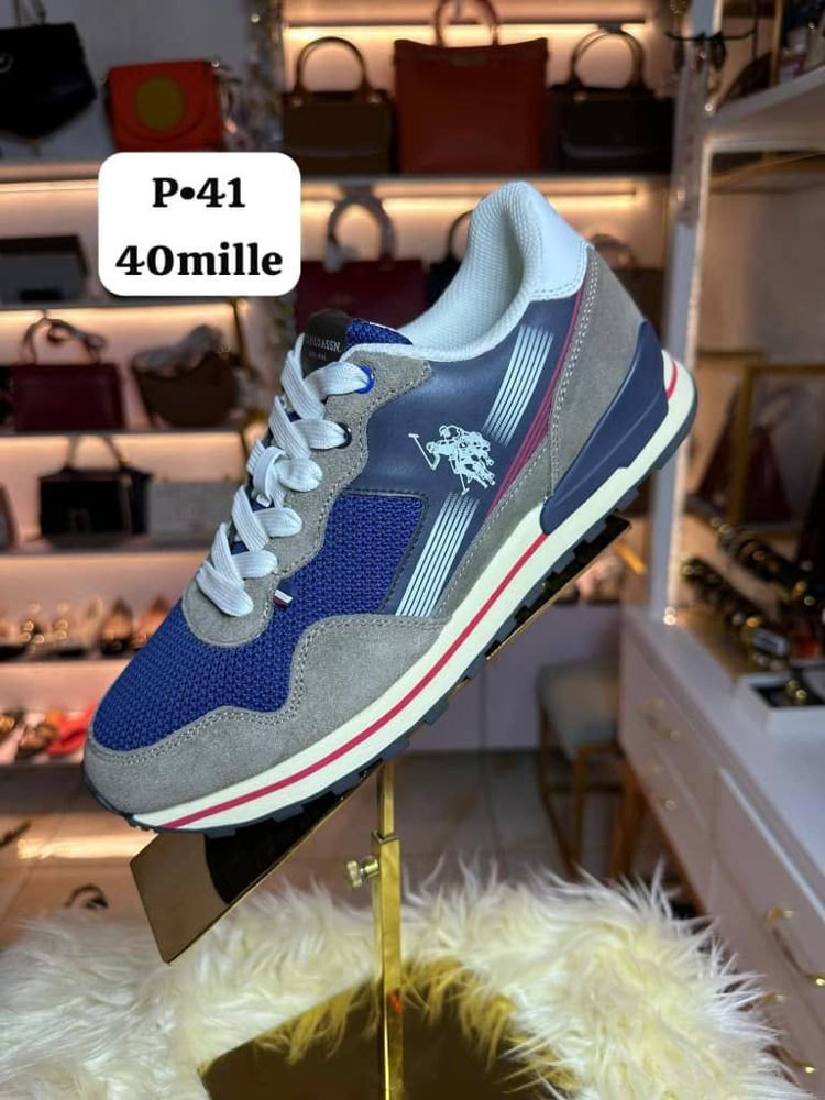 Sneakers Bleu Gris — visuel 1
