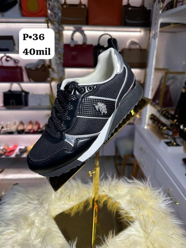 Sneakers Noir Brillant — visuel 1