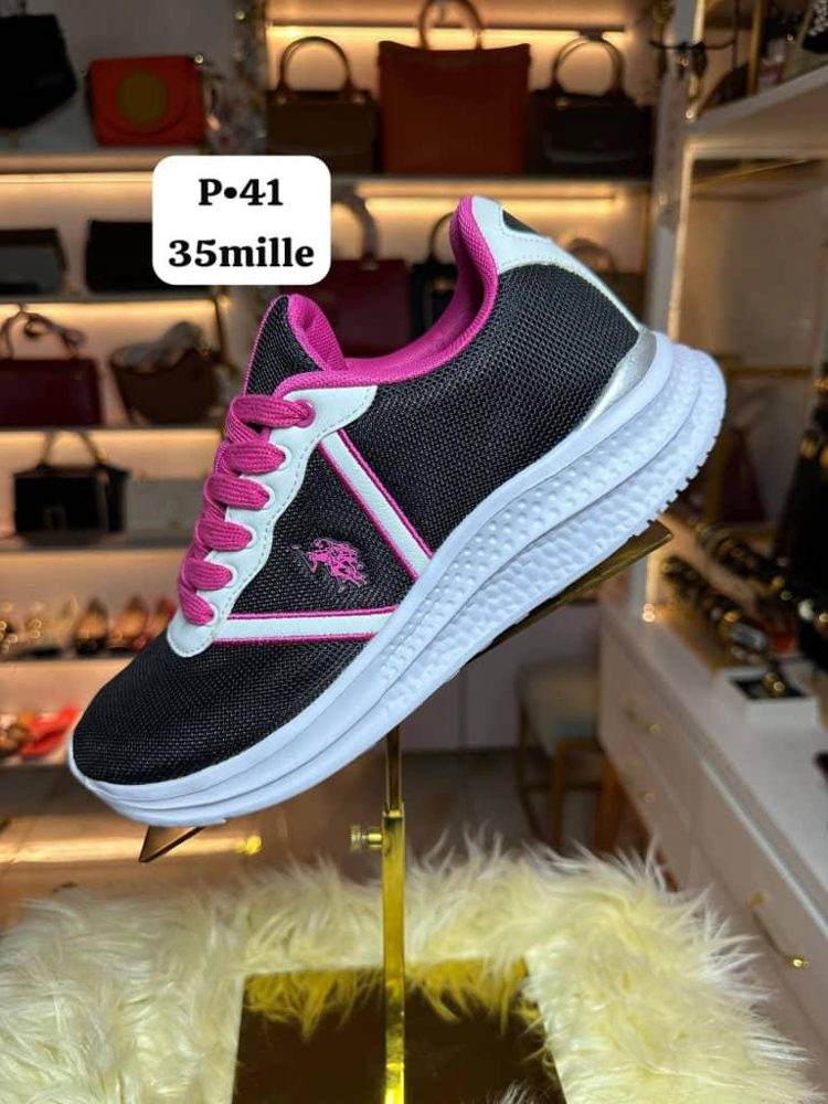 Sneakers Noir Rose — visuel 1