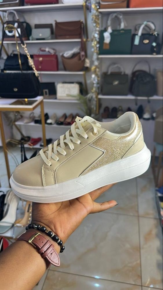 Sneakers Or Blanc